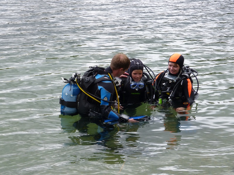 Paul Heiko Heike im Wasser