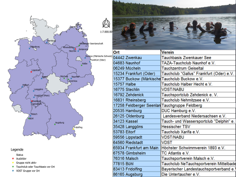 Karte Naturschutztaucher 