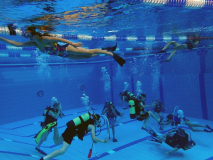 Tauchprojekt des TC Flotte Flosse mit dem SMG Ingelheim 2023