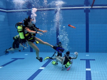 Tauchprojekt des TC Flotte Flosse mit dem SMG Ingelheim 2023