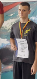 Silas auf dem Podium